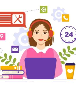 technical-support-system-illustration-with-software-development-customer-service-and-technology-help-in-flat-cartoon-hand-drawn-templates-vector (2)